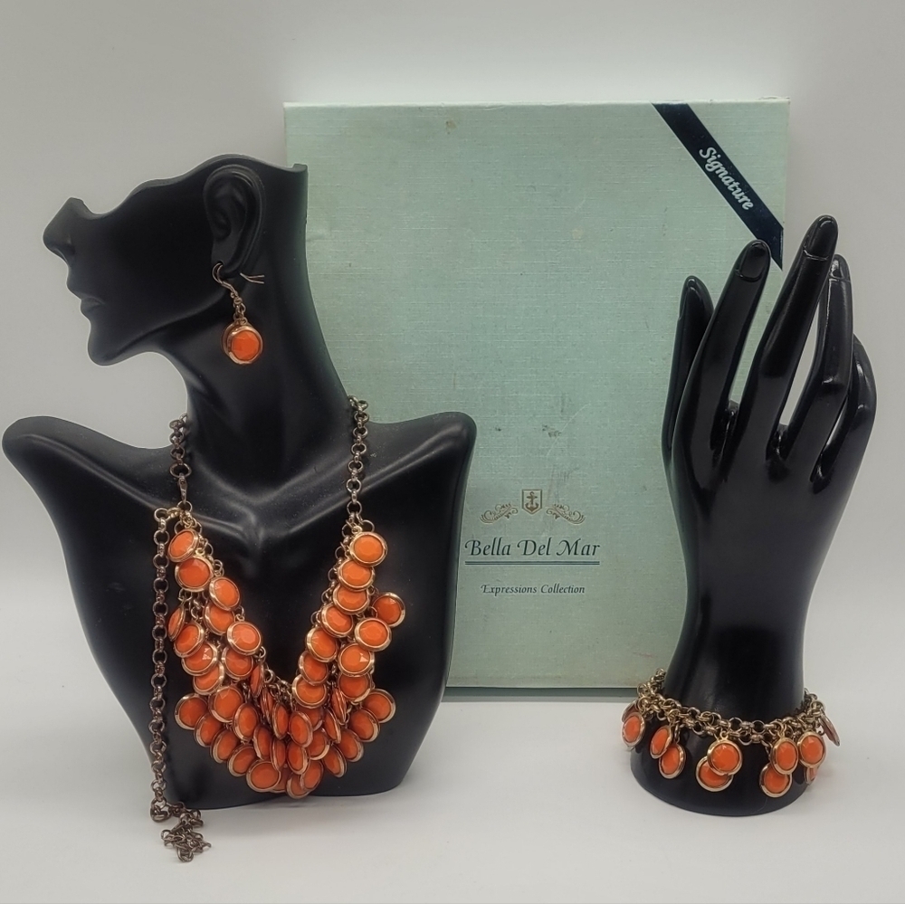 Vintage Bella Del Mar Orange Signature Collection 3pcs​​​